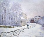 Клод Моне Снег в Аржантёе 1875г